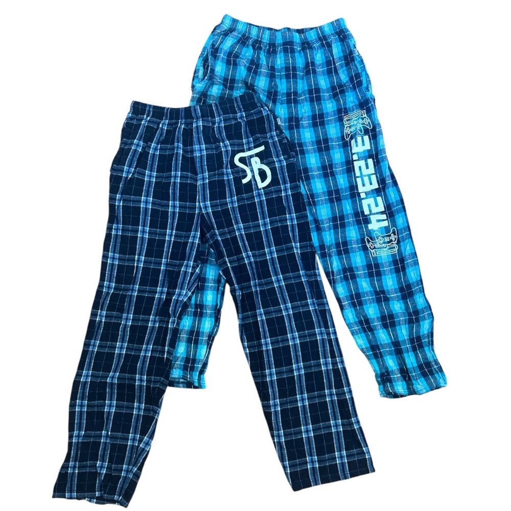 Boxercraft Men’s 2pc Plaid Pajama Bottom bundle